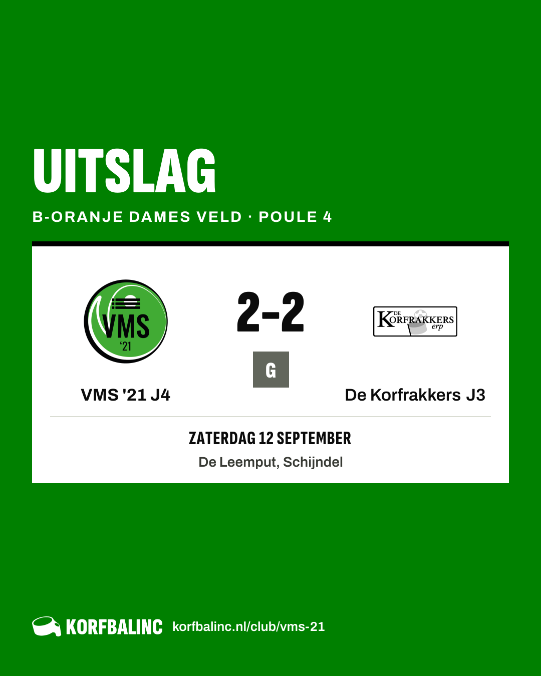VMS '21 J4 - De Korfrakkers J3