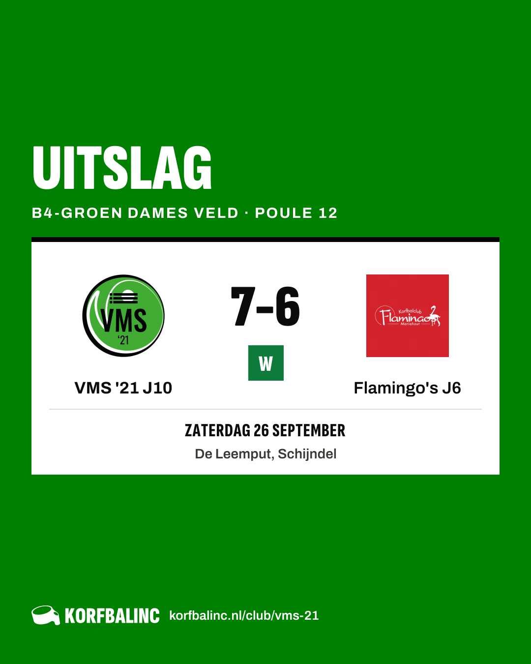 VMS '21 J10 - Flamingo's J6