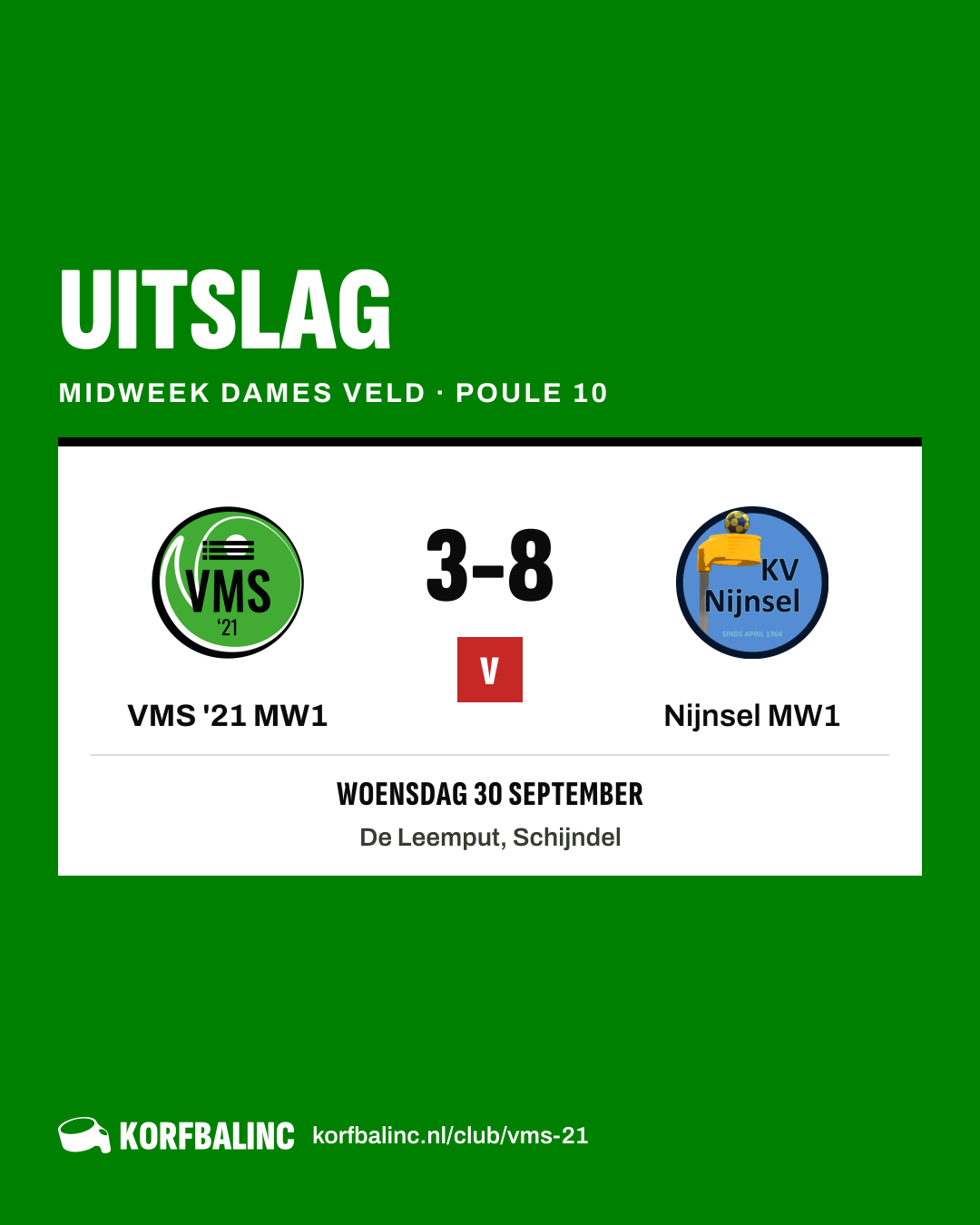 VMS '21 MW1 - Nijnsel MW1