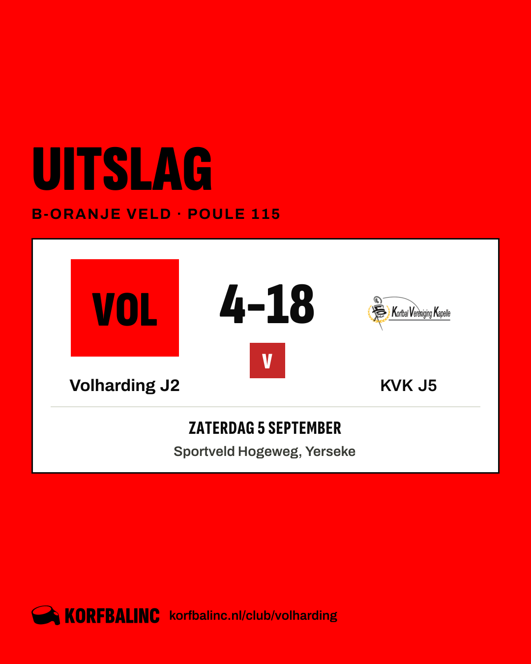 Volharding J2 - KVK J5