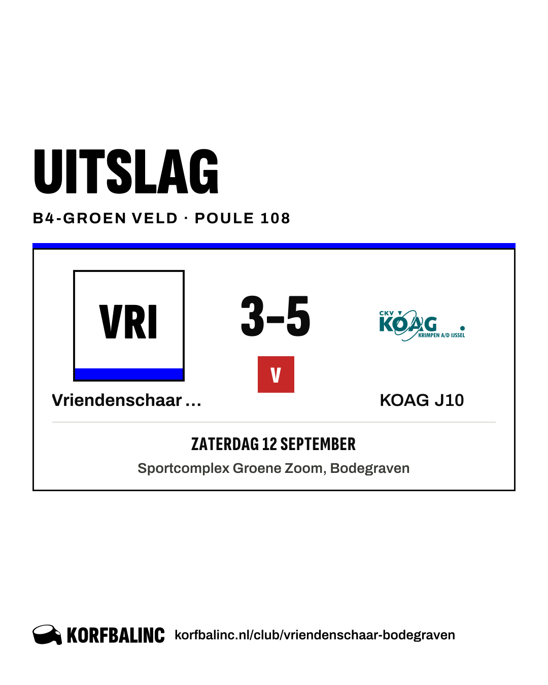 Vriendenschaar J7 - KOAG J10