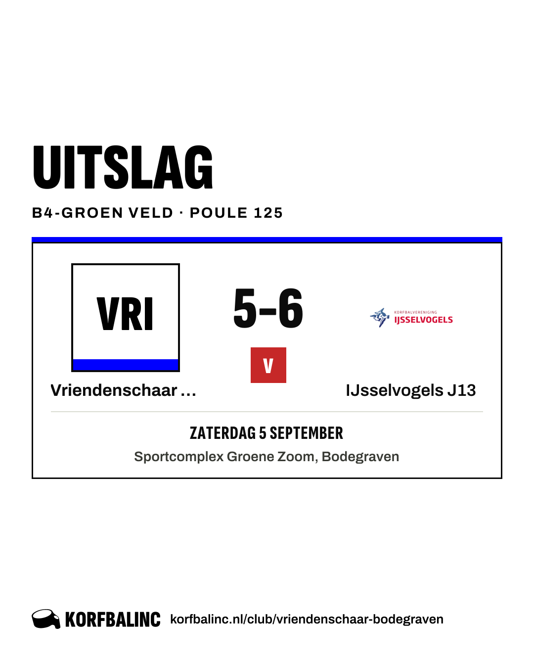 Vriendenschaar J8 - IJsselvogels J13