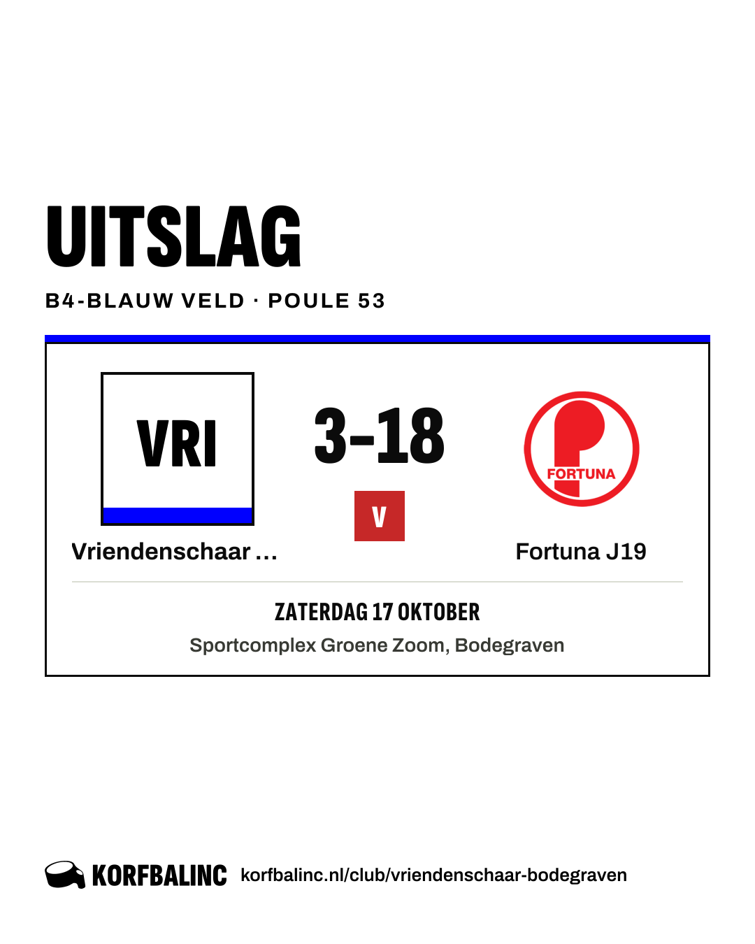 Vriendenschaar J9 - Fortuna J19