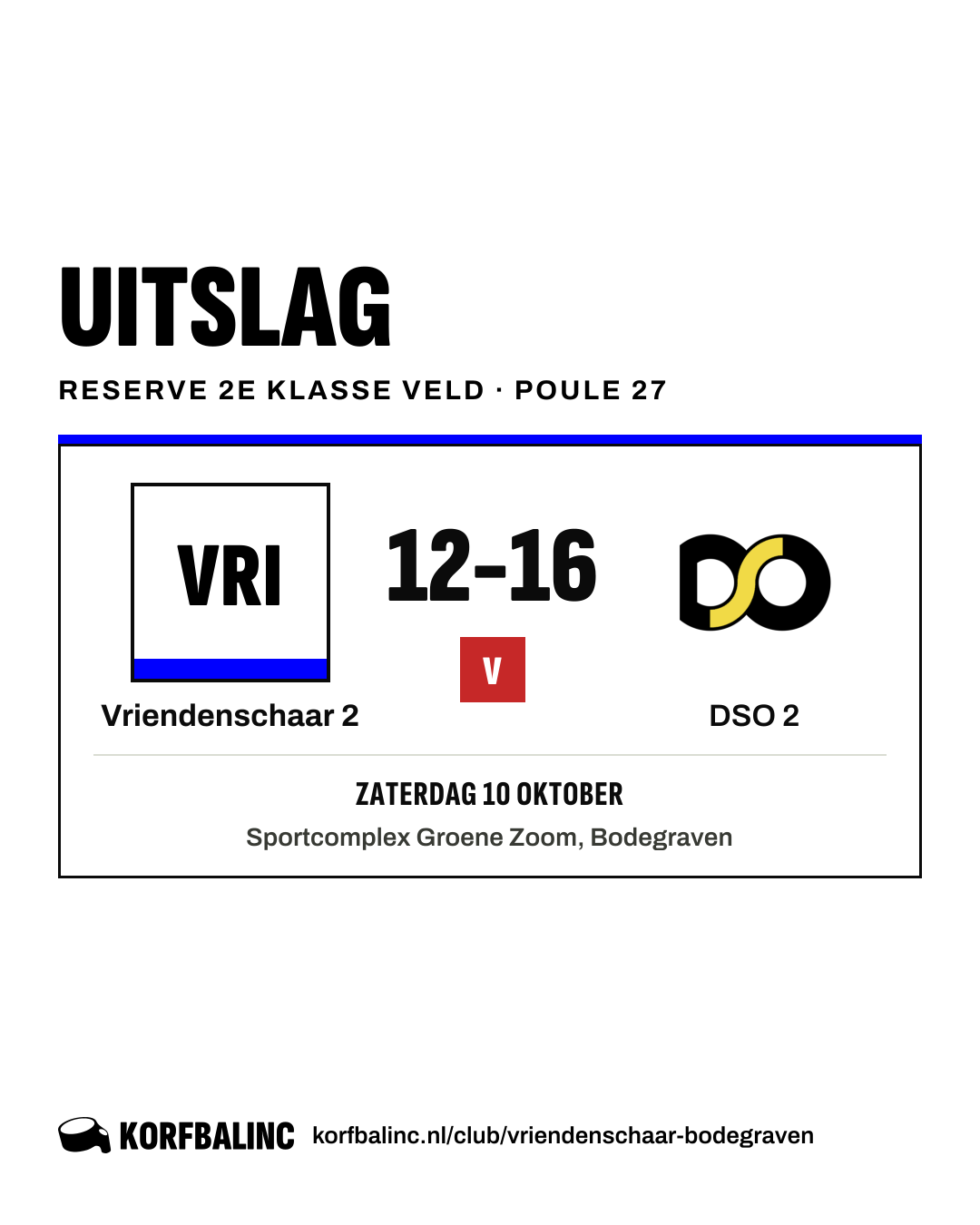 Vriendenschaar 2 - DSO 2
