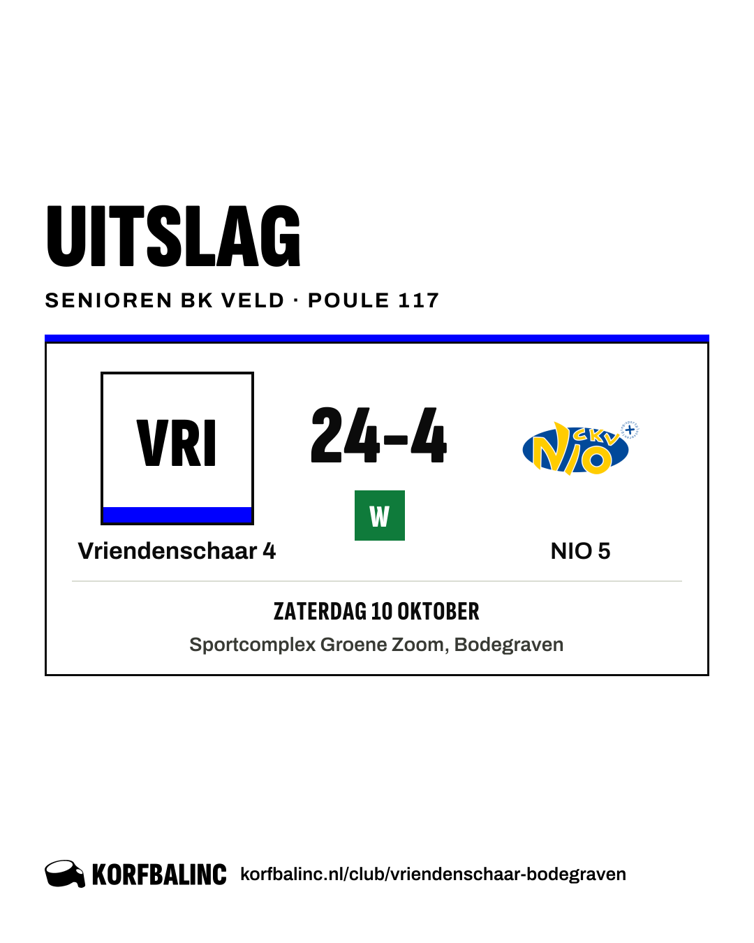 Vriendenschaar 4 - NIO 5