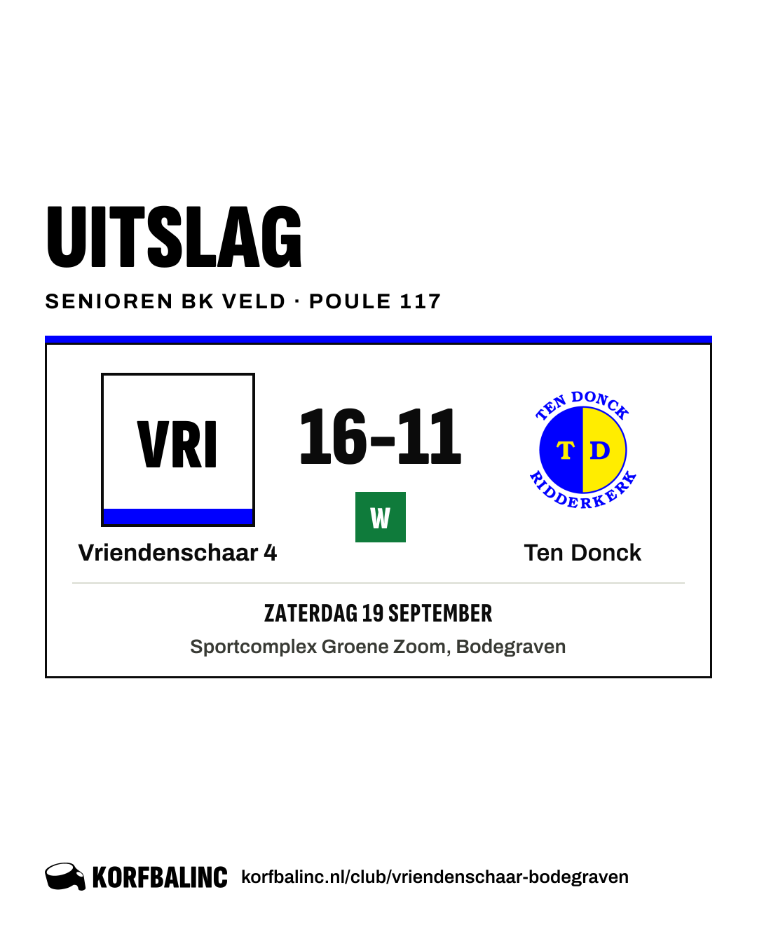 Vriendenschaar 4 - Ten Donck