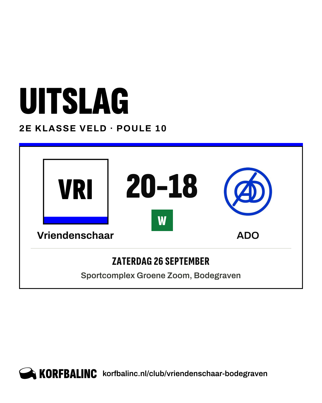 Vriendenschaar - ADO