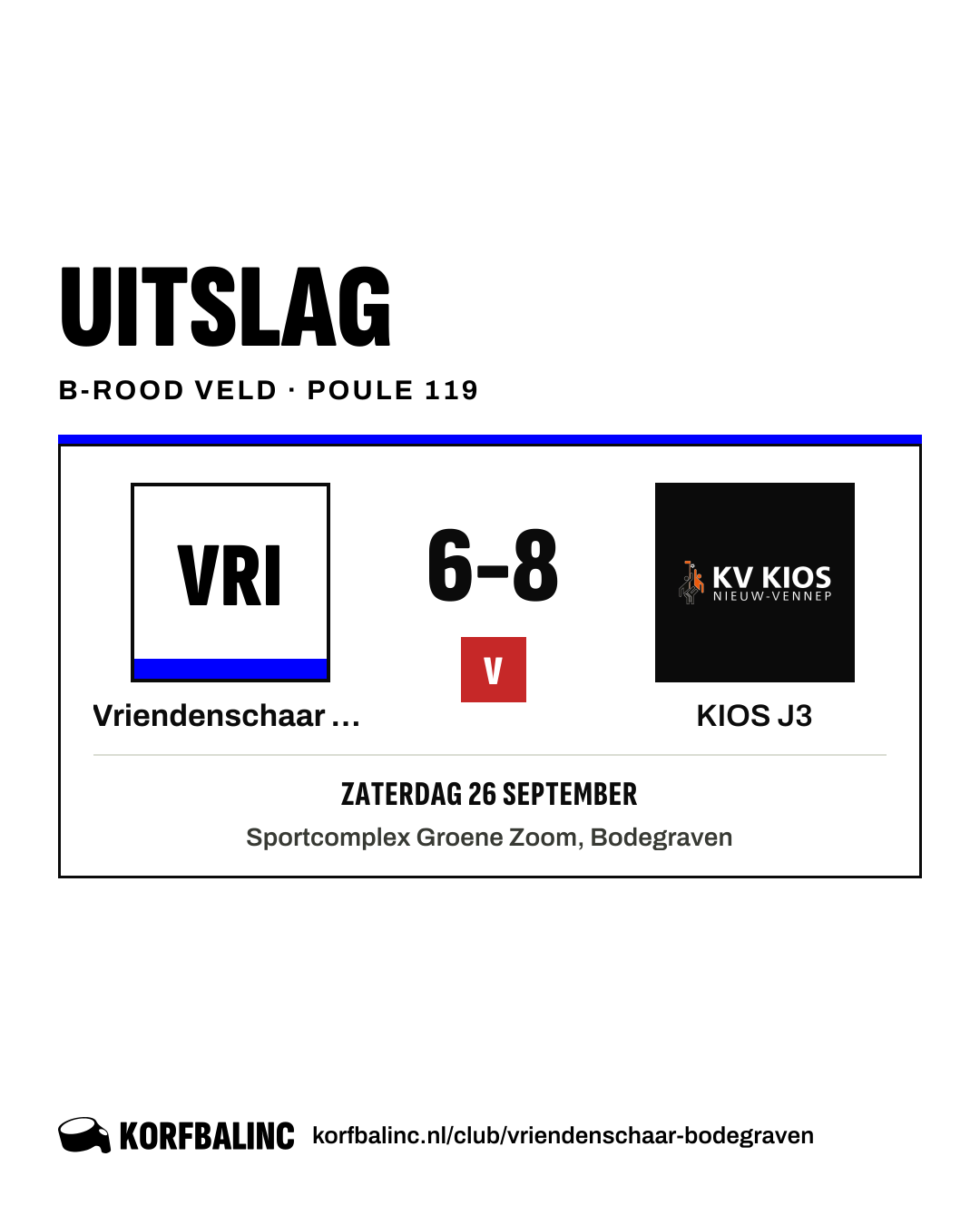 Vriendenschaar J1 - KIOS J3