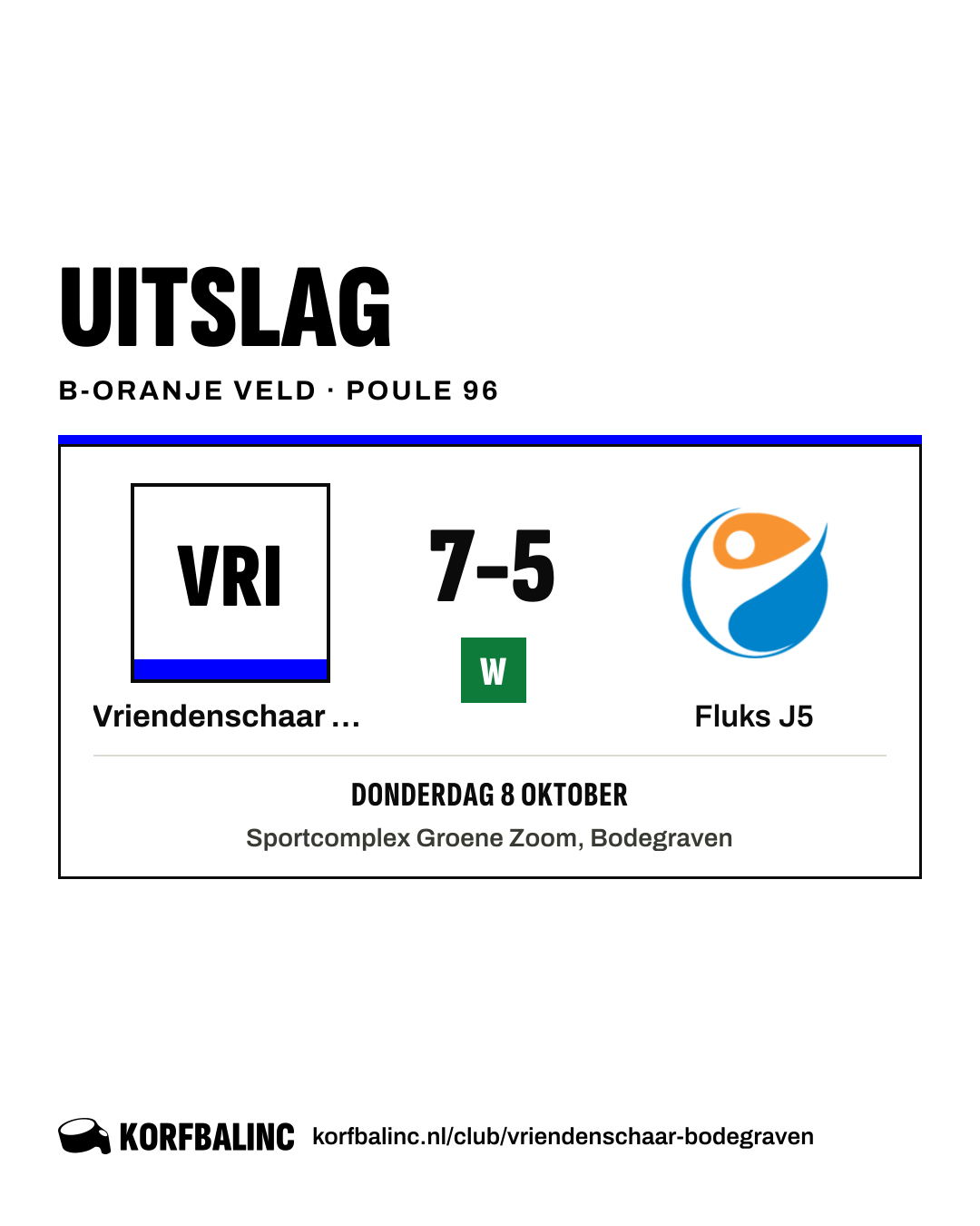 Vriendenschaar J4 - Fluks J5