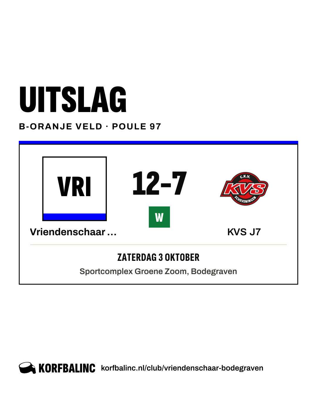 Vriendenschaar J3 - KVS J7