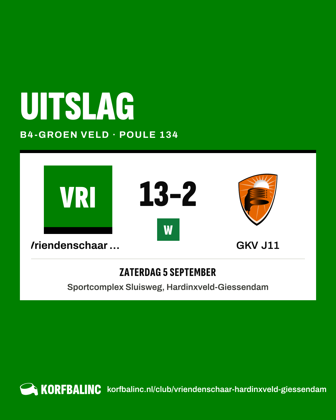 Vriendenschaar J11 - GKV J11