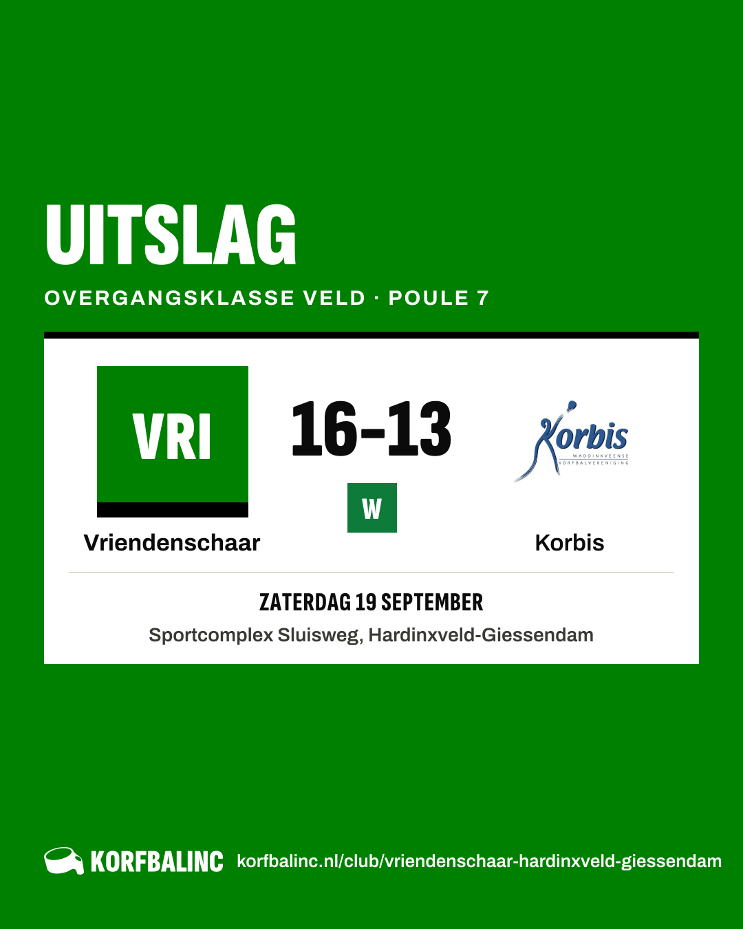 Vriendenschaar - Korbis