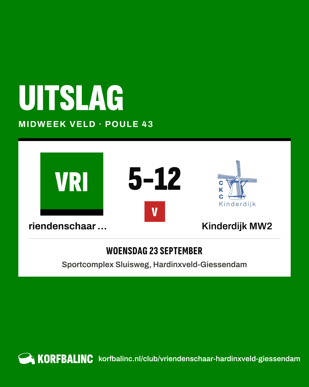 Vriendenschaar MW2 - Kinderdijk MW2