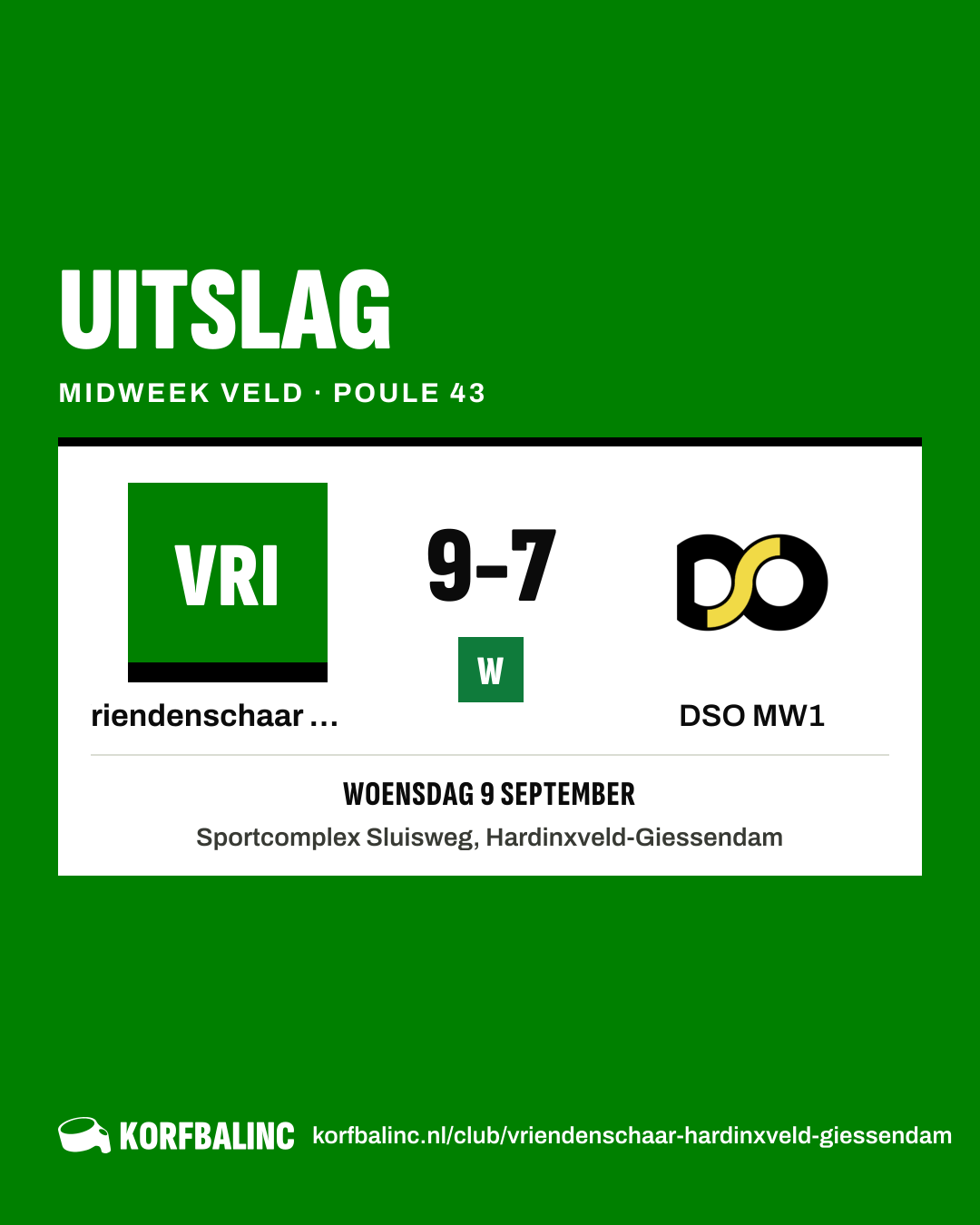 Vriendenschaar MW2 - DSO MW1