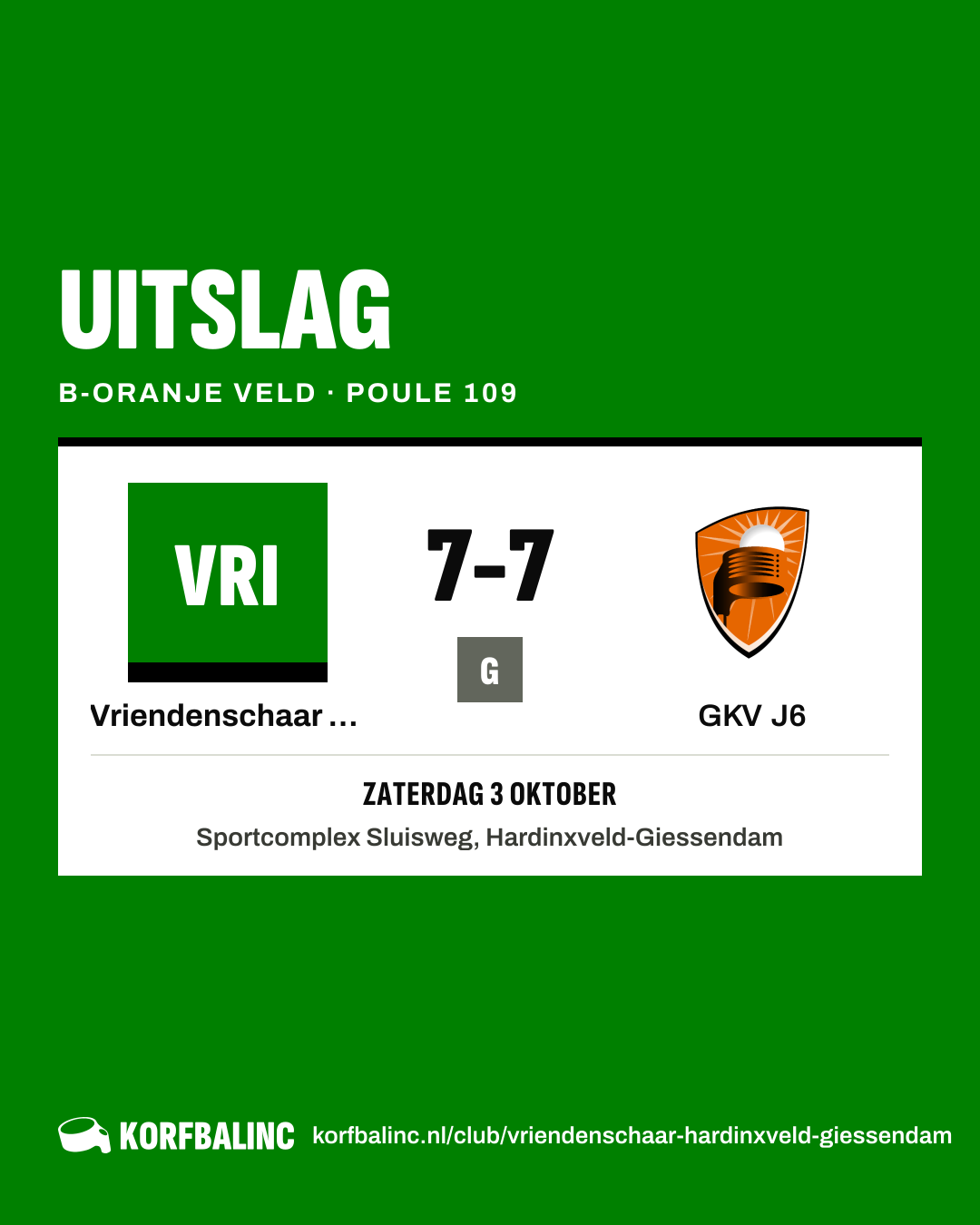 Vriendenschaar J5 - GKV J6