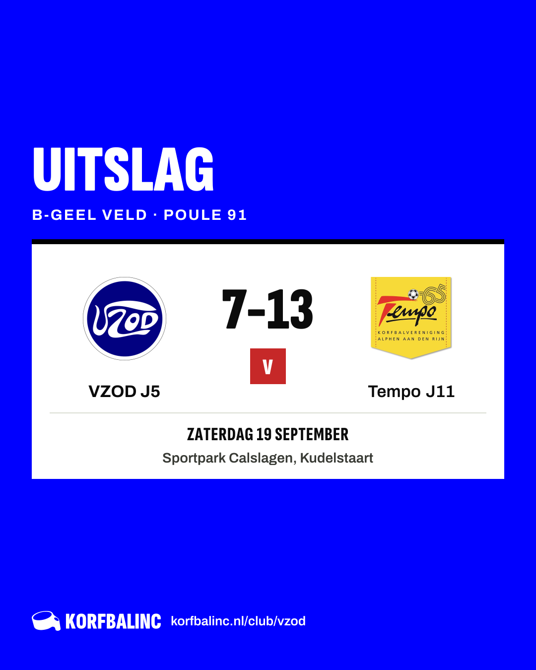 VZOD J5 - Tempo J11