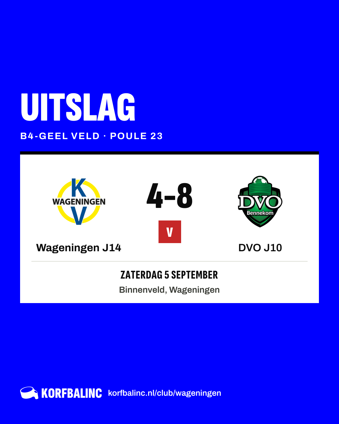 Wageningen J14 - DVO J10