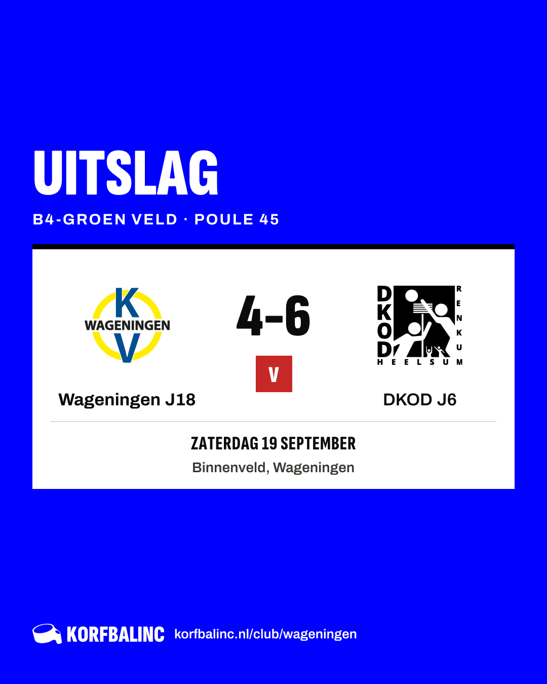 Wageningen J18 - DKOD J6