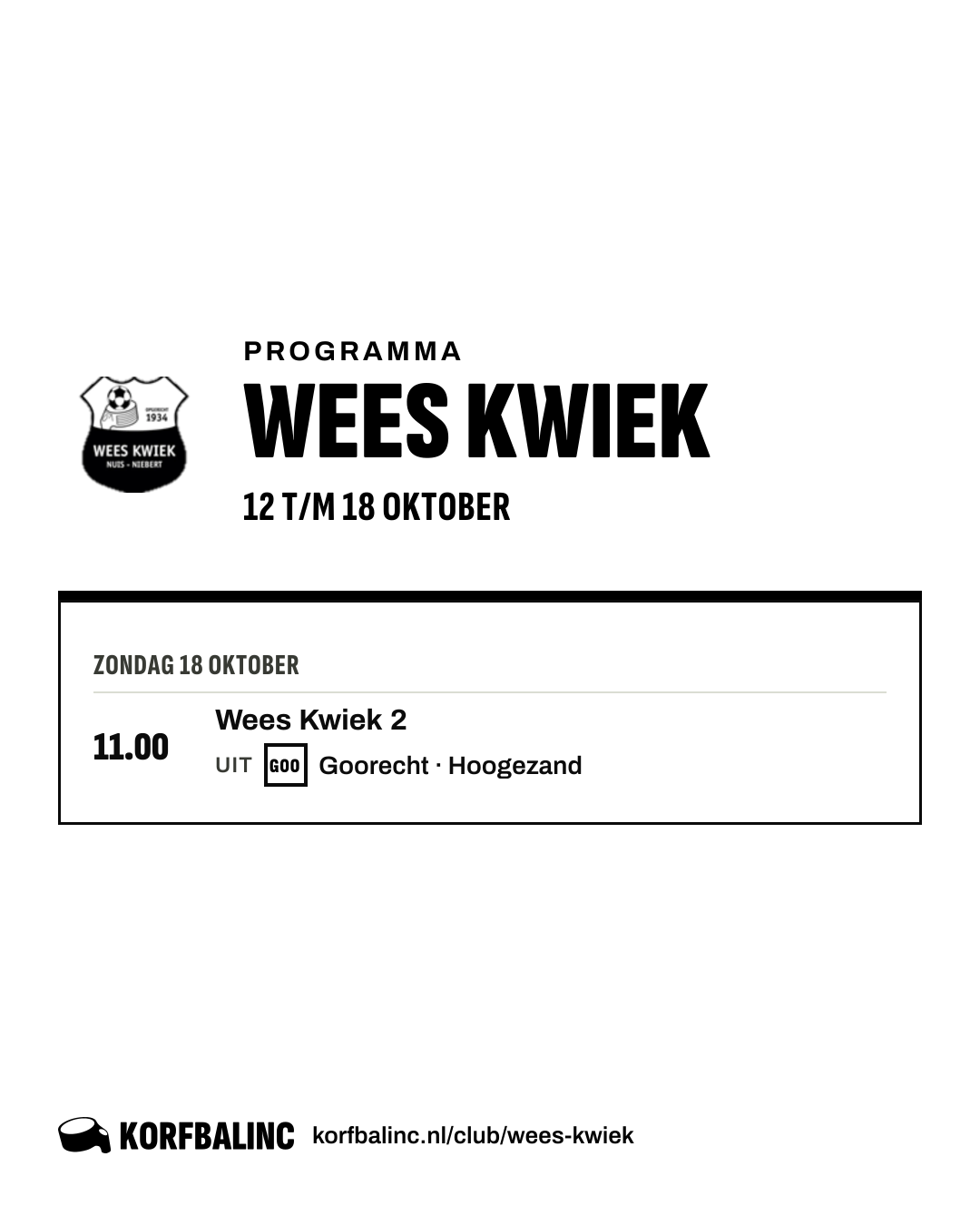Programma Wees Kwiek