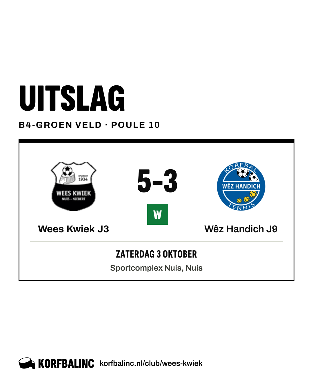 Wees Kwiek J3 - Wêz Handich J9