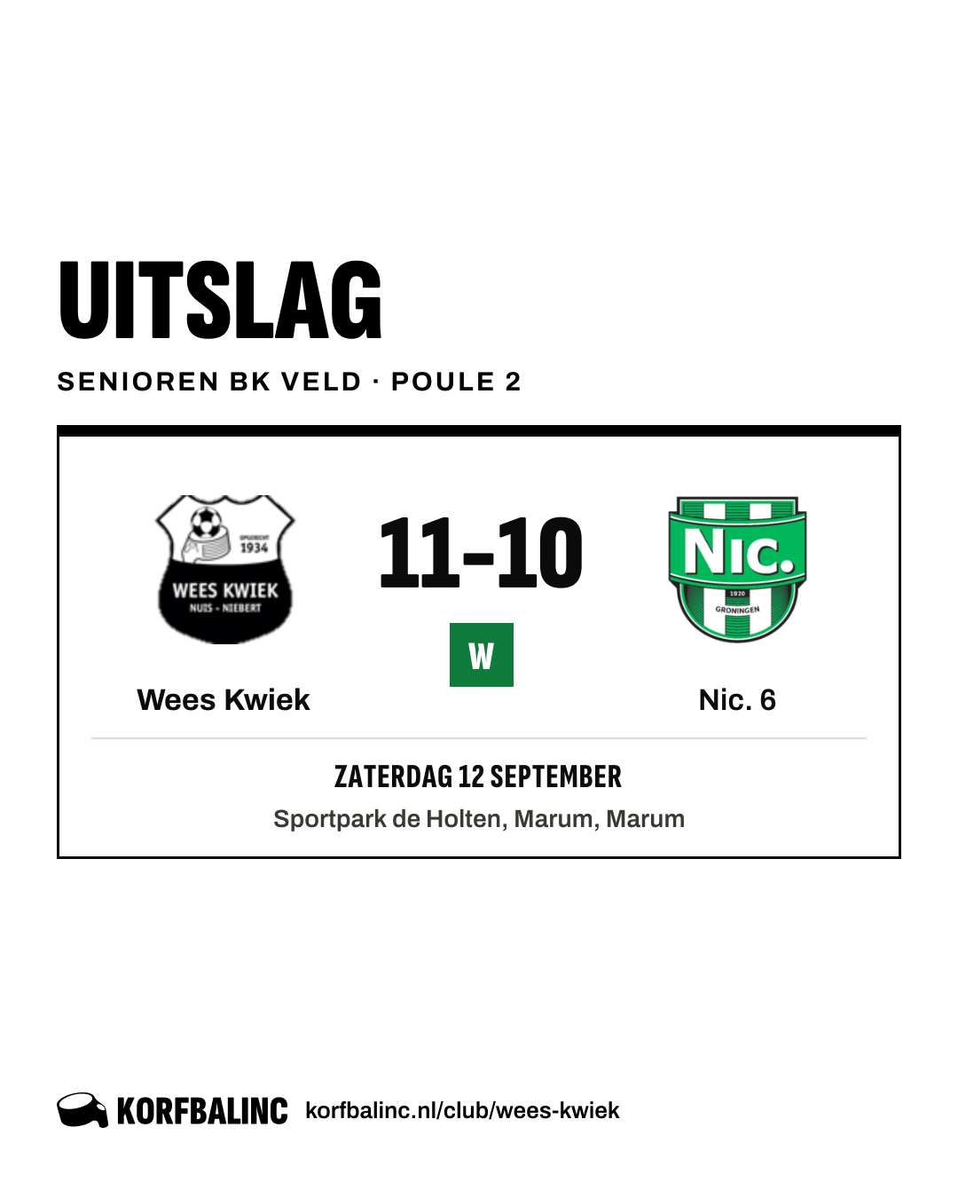 Wees Kwiek - Nic. 6