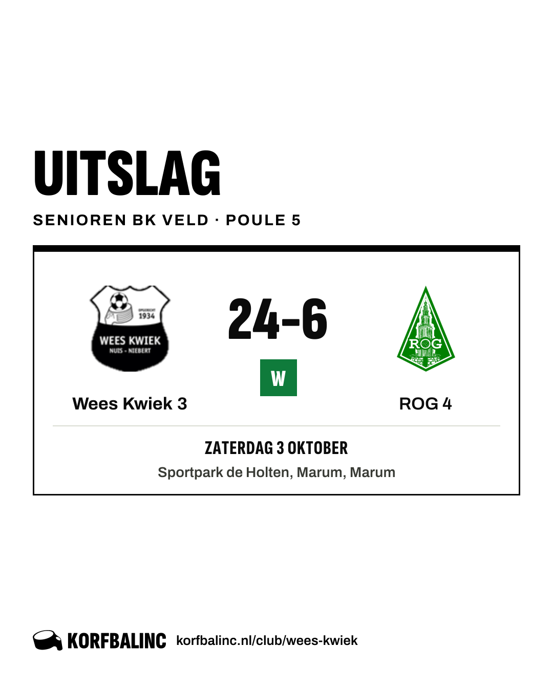 Wees Kwiek 3 - ROG 4