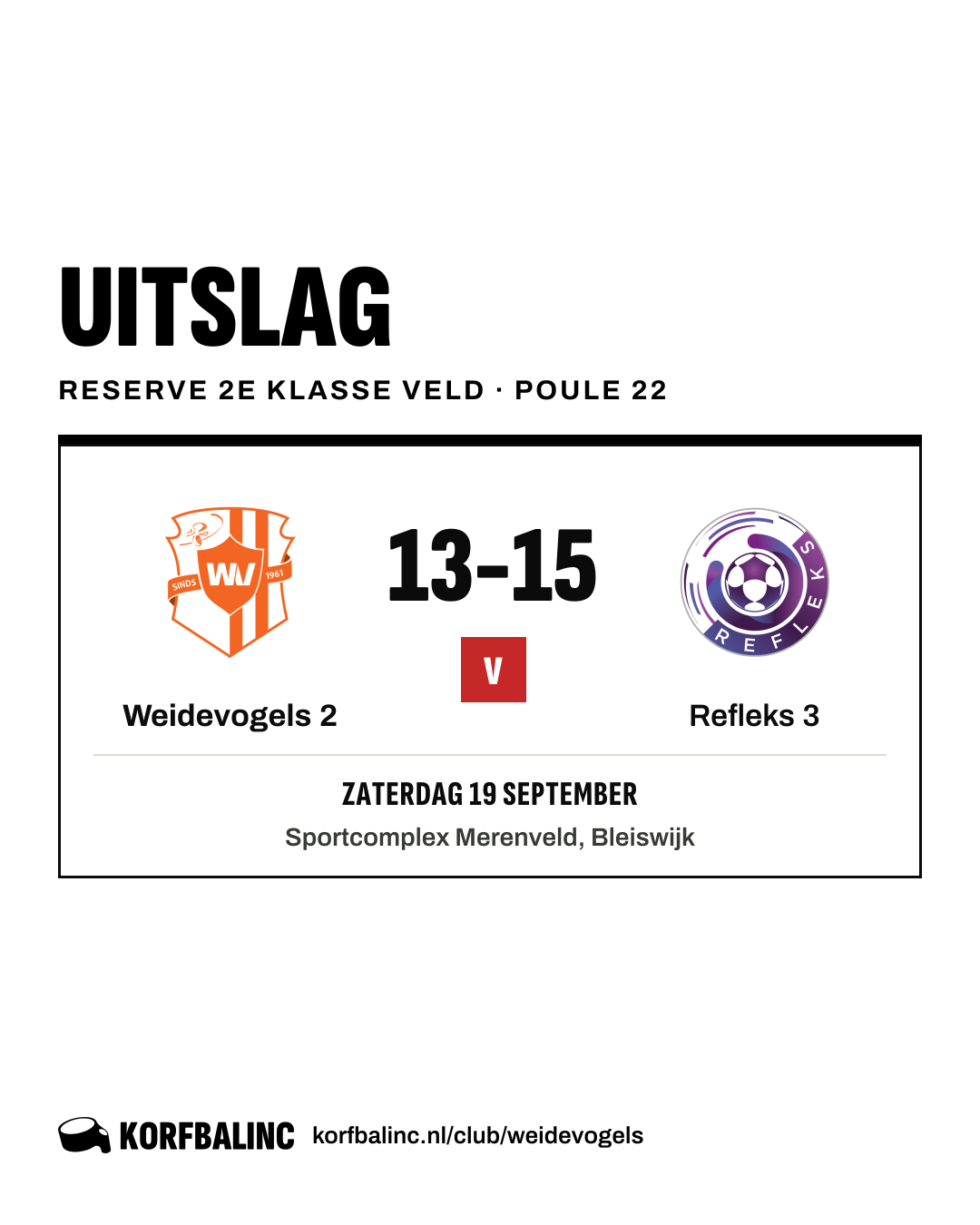Weidevogels 2 - Refleks 3