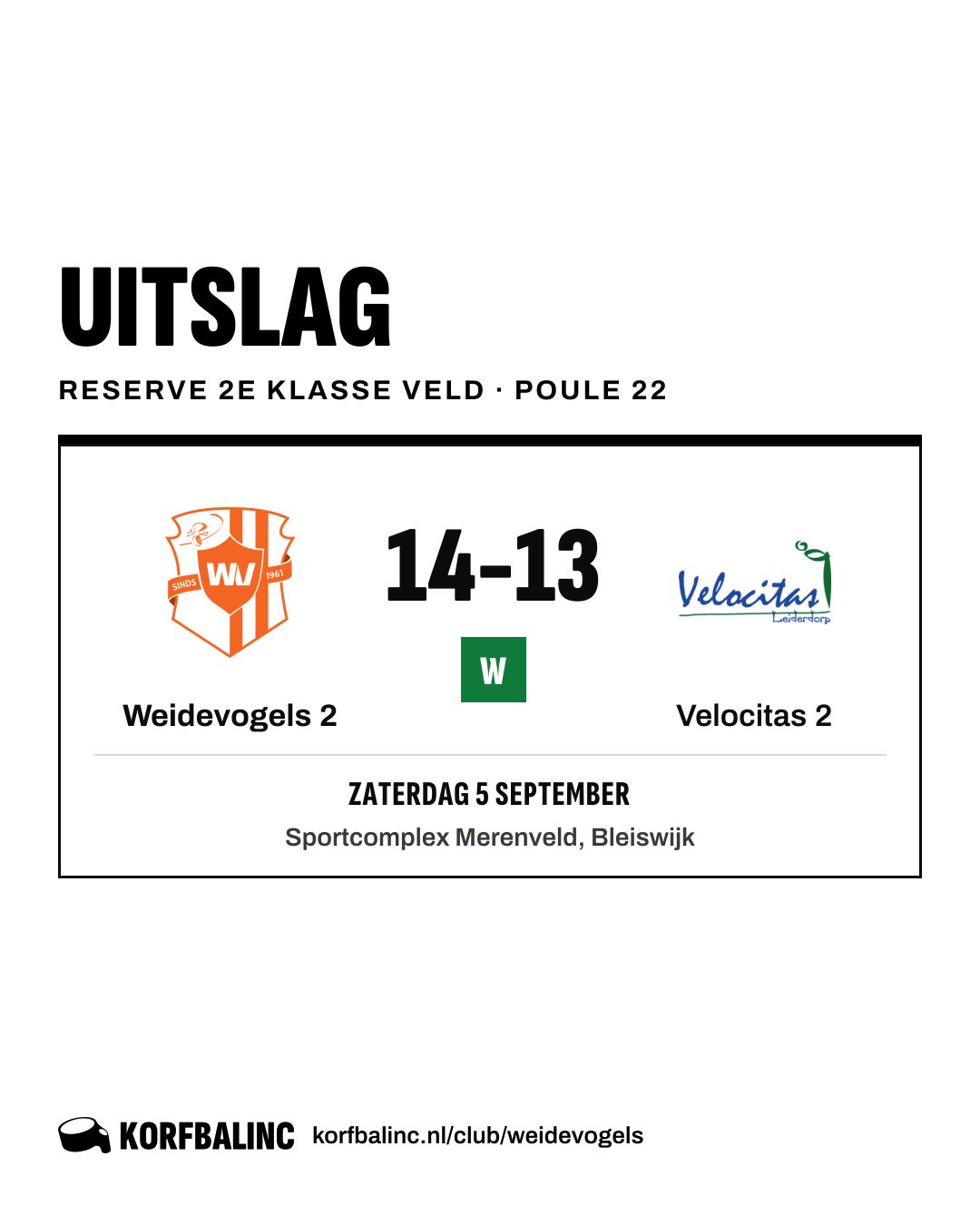 Weidevogels 2 - Velocitas 2
