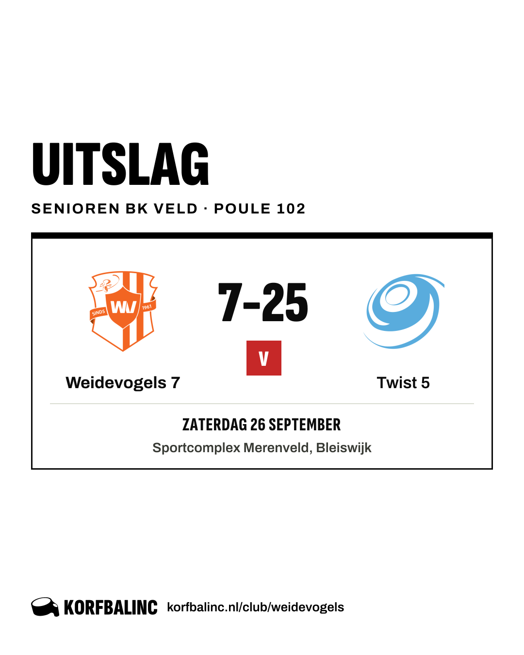 Weidevogels 7 - Twist 5