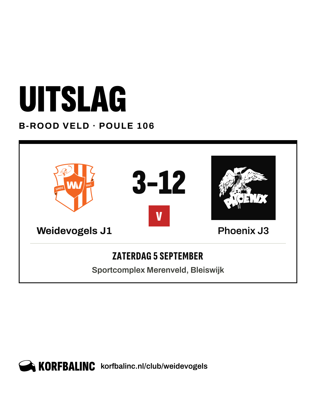 Weidevogels J1 - Phoenix J3