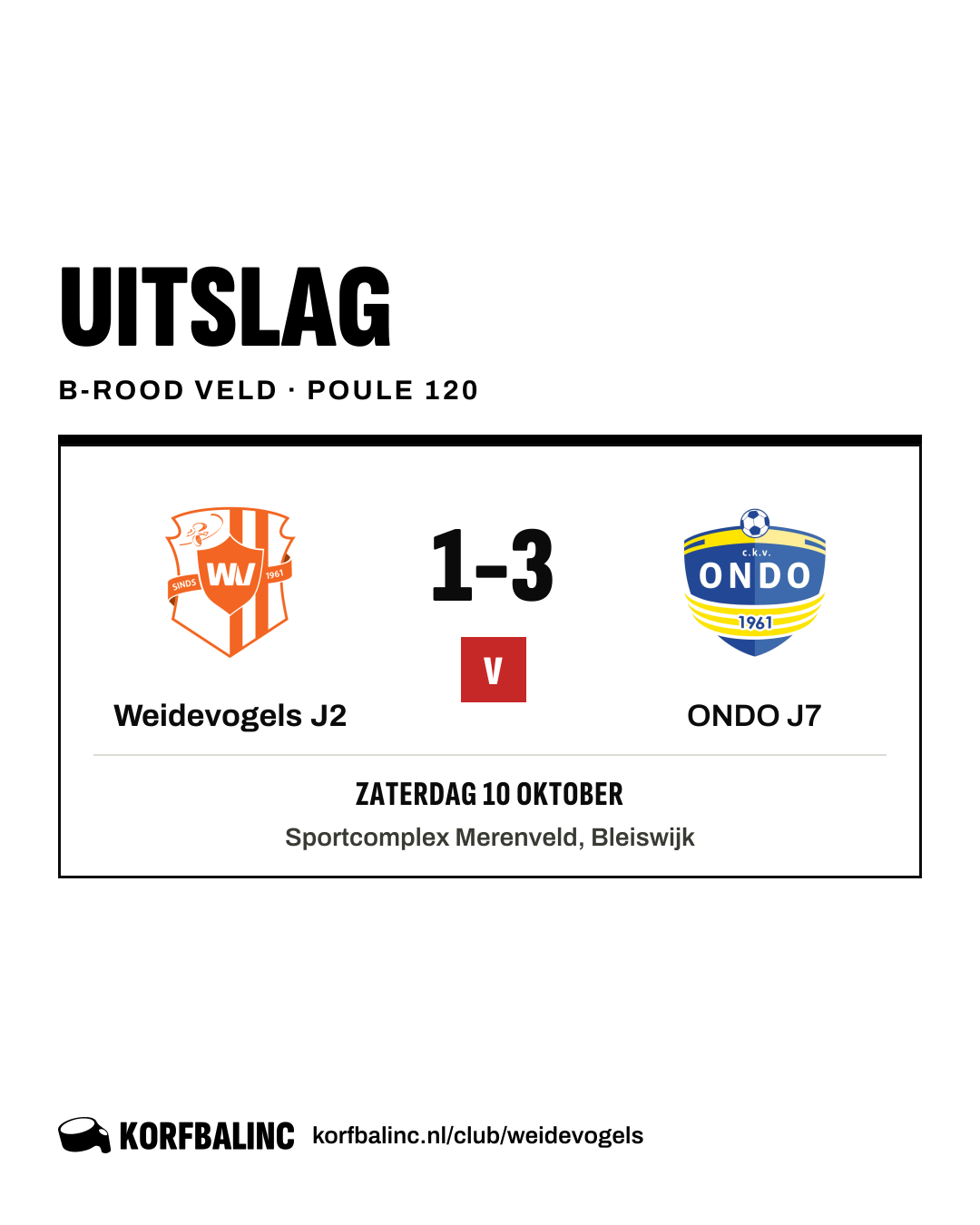 Weidevogels J2 - ONDO J7