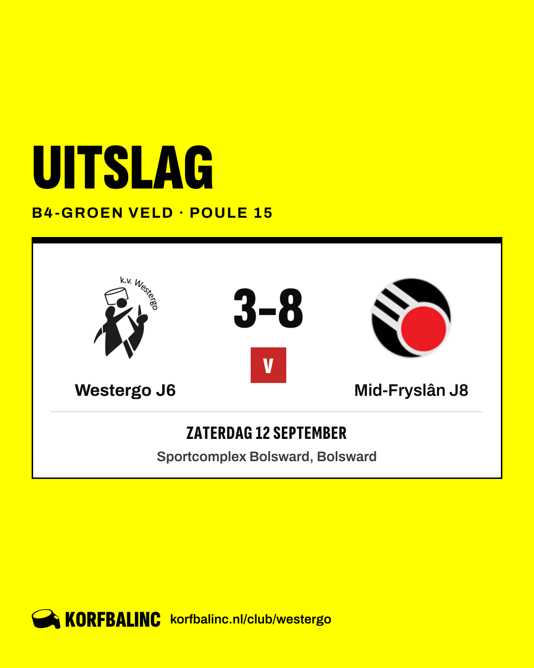Westergo J6 - Mid-Fryslân J8