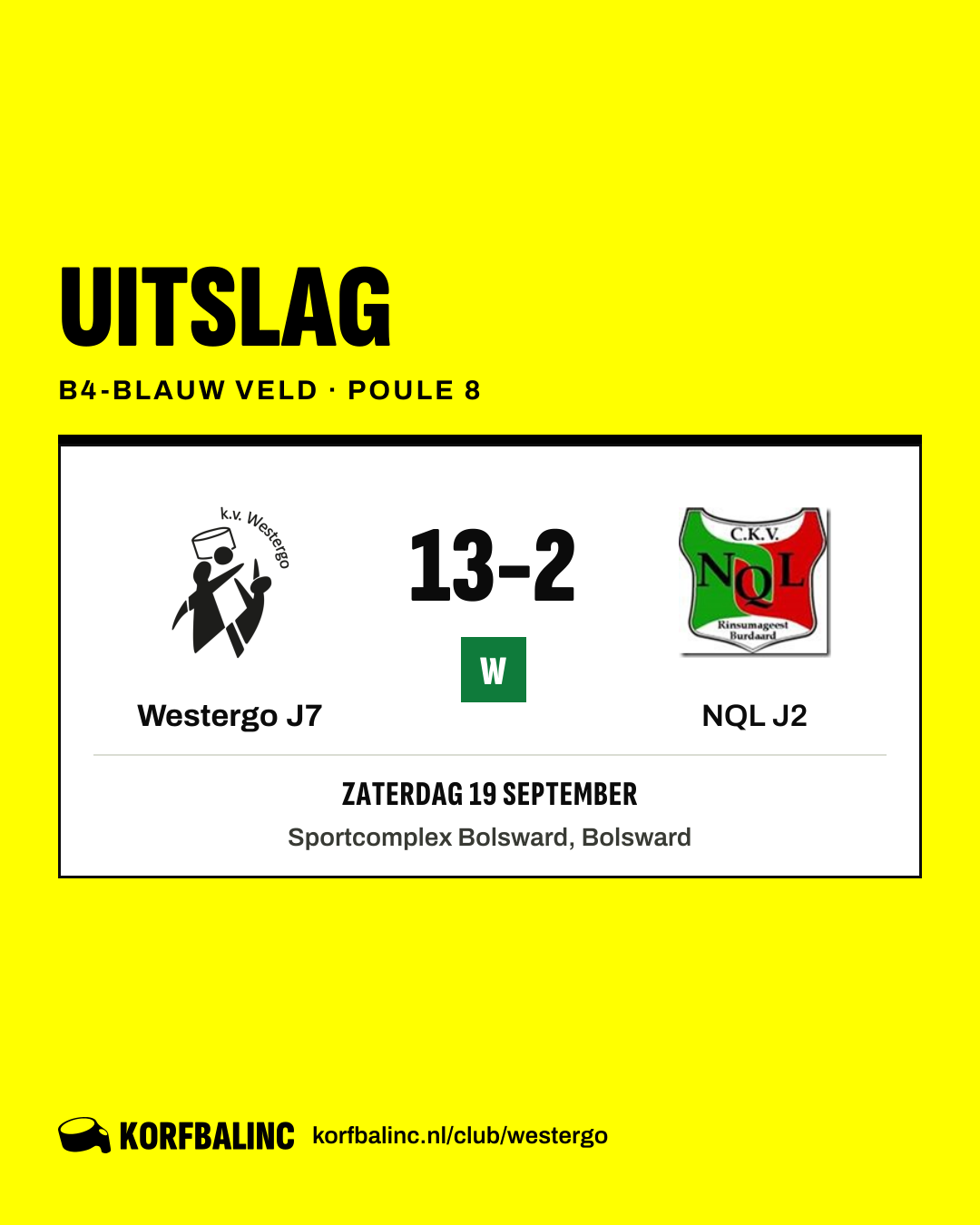 Westergo J7 - NQL J2