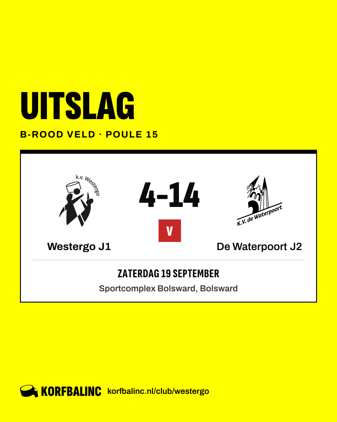 Westergo J1 - De Waterpoort J2