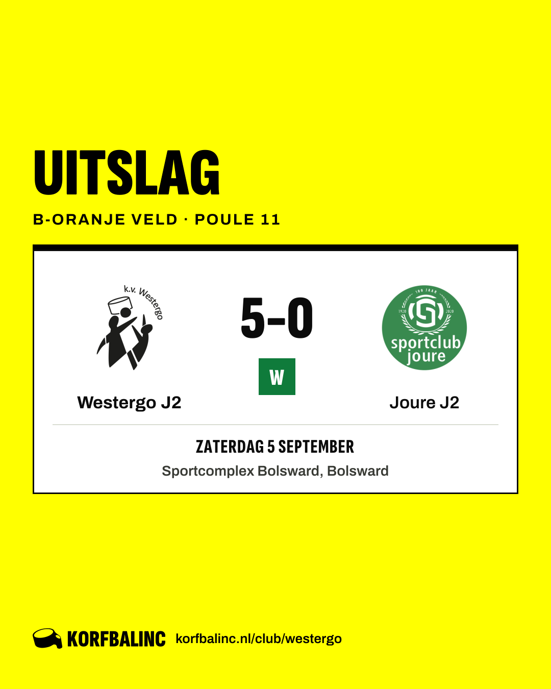 Westergo J2 - Joure J2