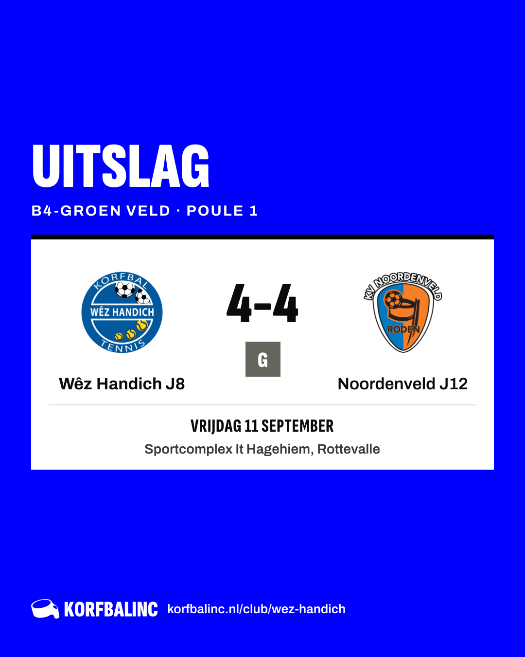 Wêz Handich J8 - Noordenveld J12