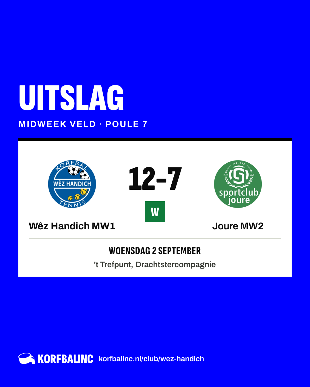 Wêz Handich MW1 - Joure MW2