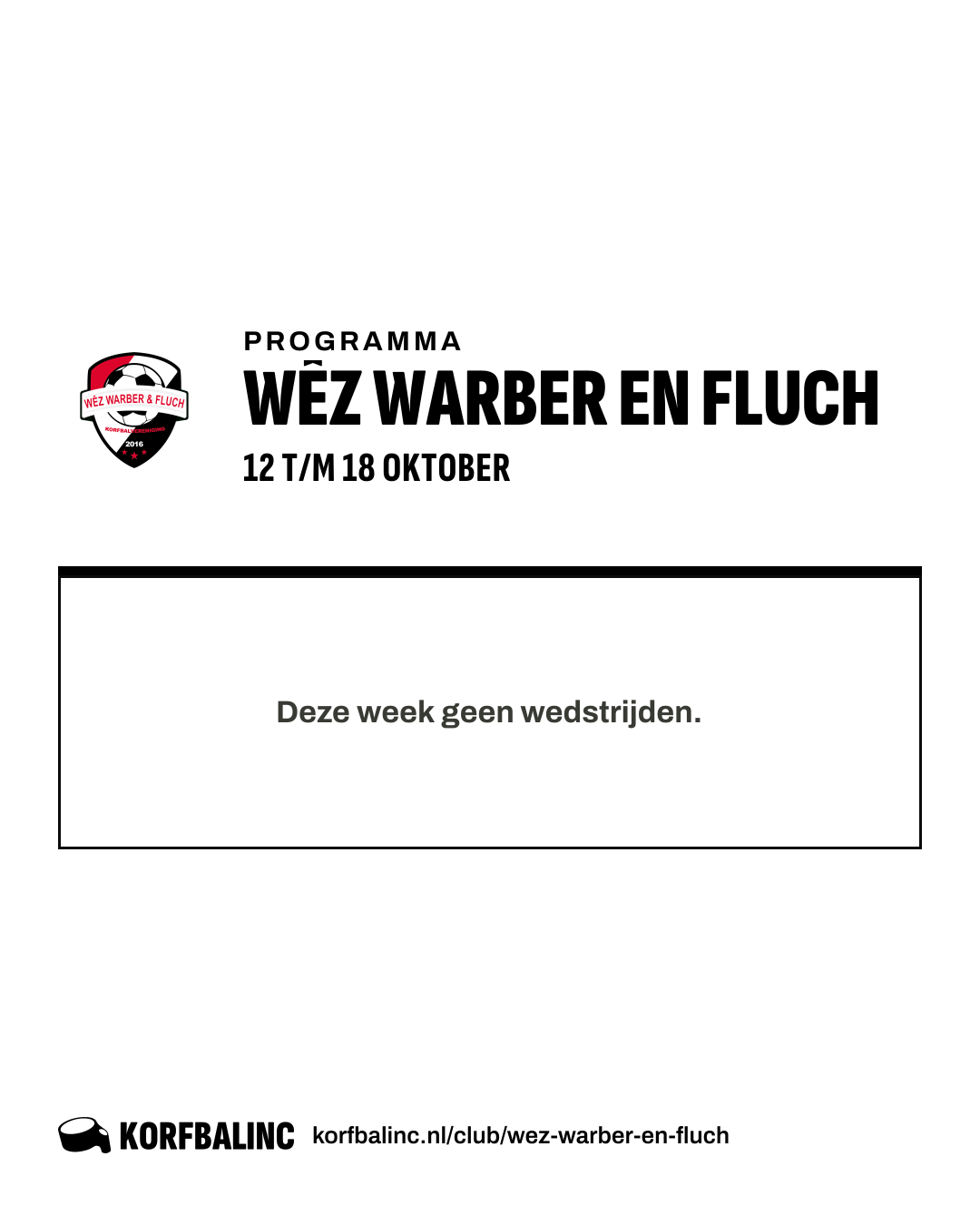 Uitslagen Wêz Warber en Fluch