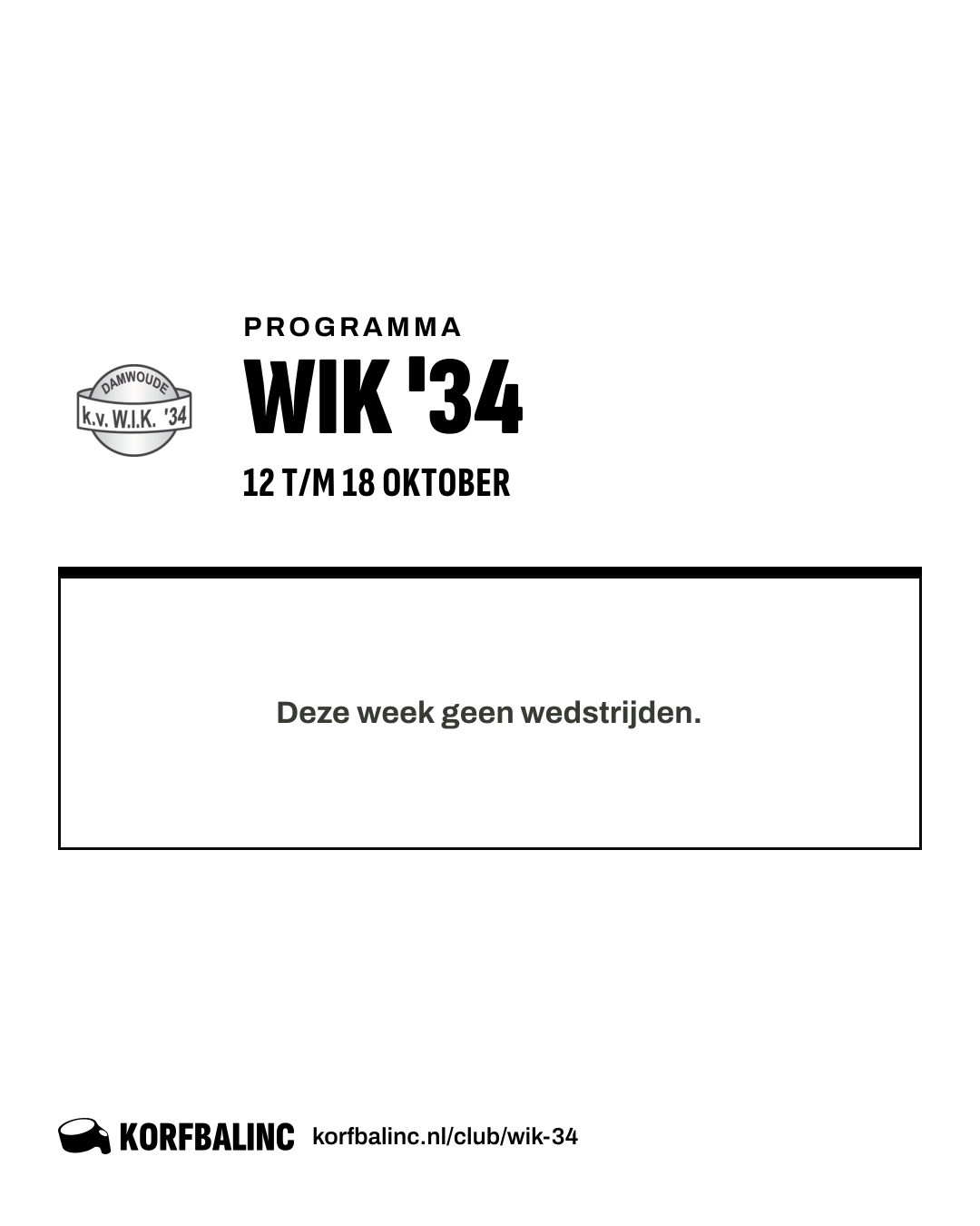 Uitslagen WIK '34
