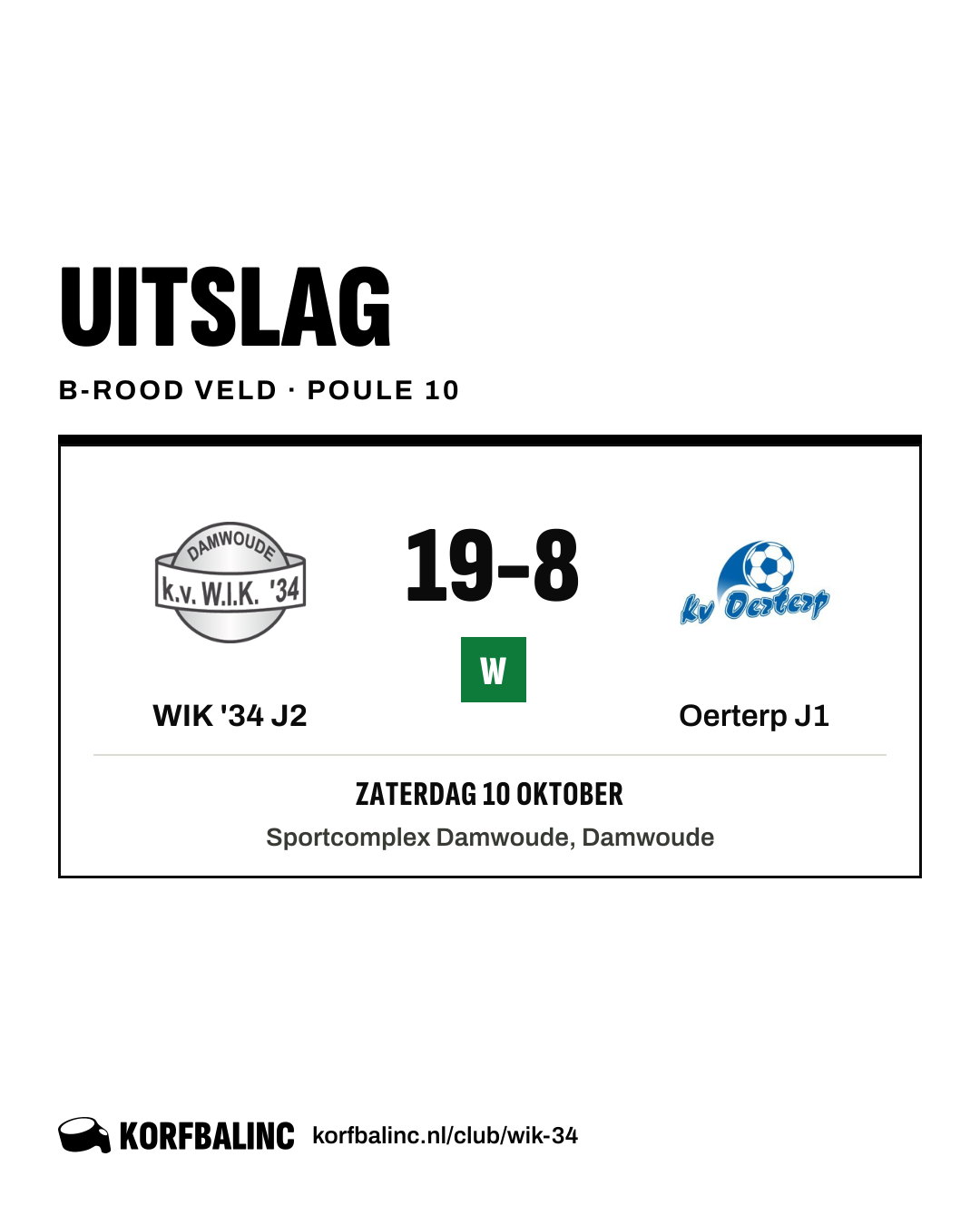 WIK '34 J2 - Oerterp J1