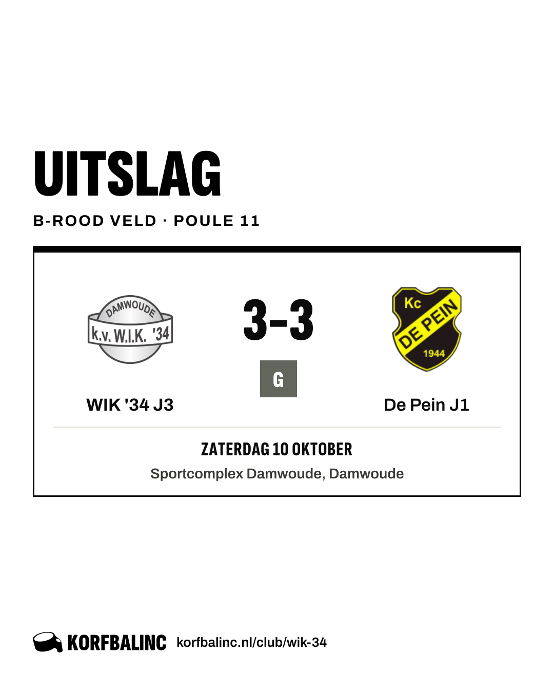 WIK '34 J3 - De Pein J1