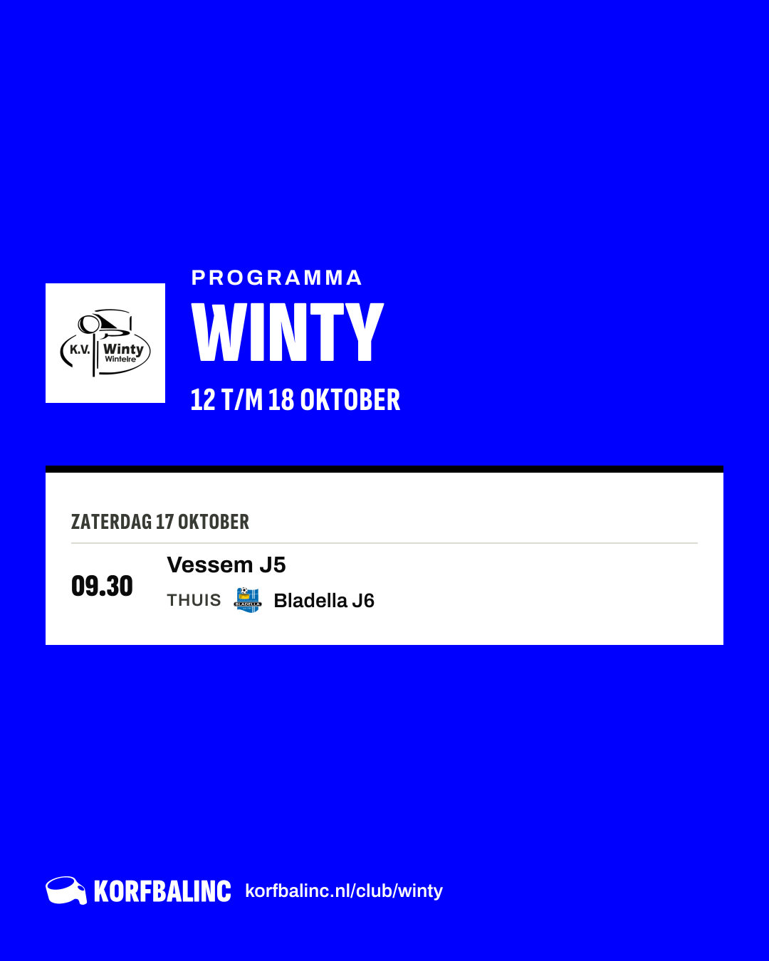 Uitslagen Winty
