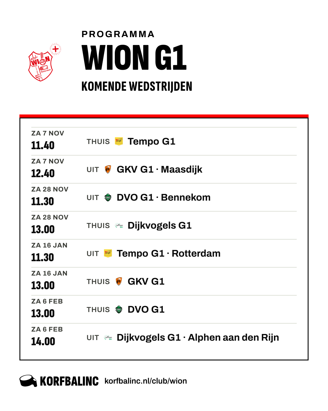 Fixtures WION G1
