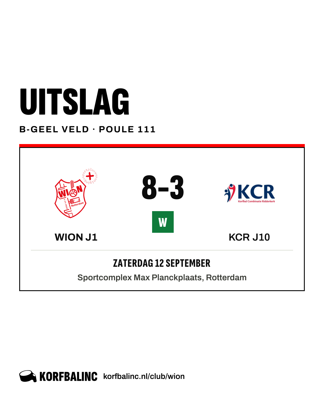 WION J1 - KCR J10