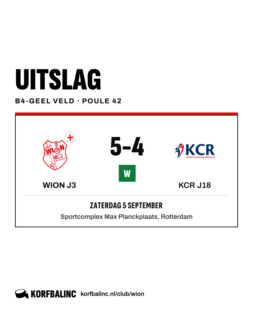 WION J3 - KCR J18
