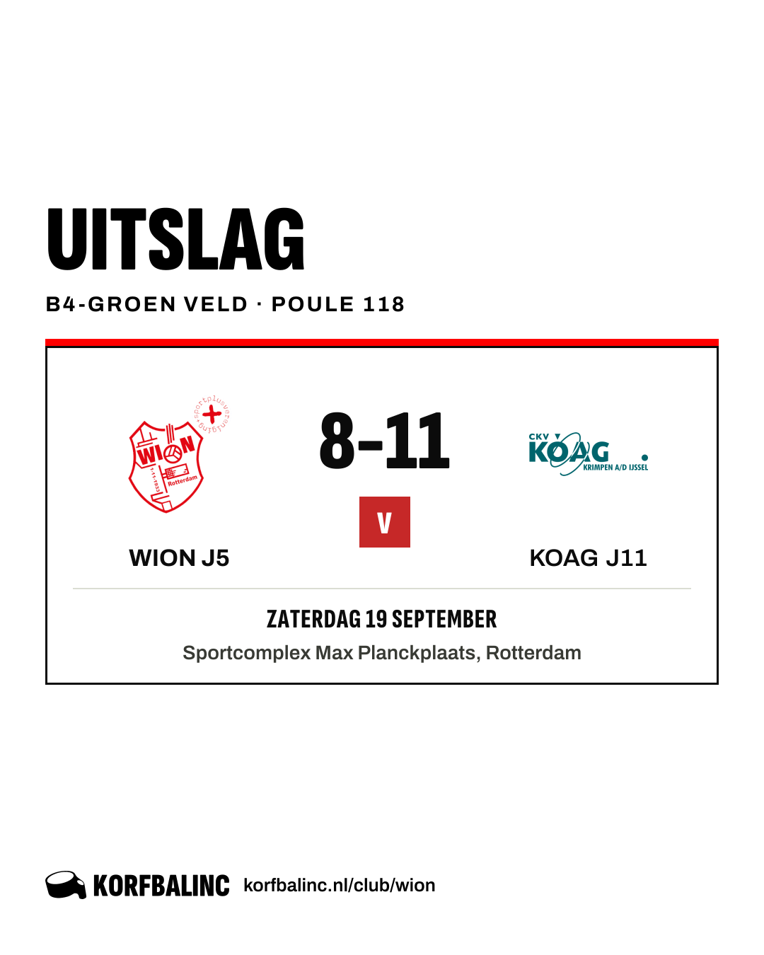 WION J5 - KOAG J11