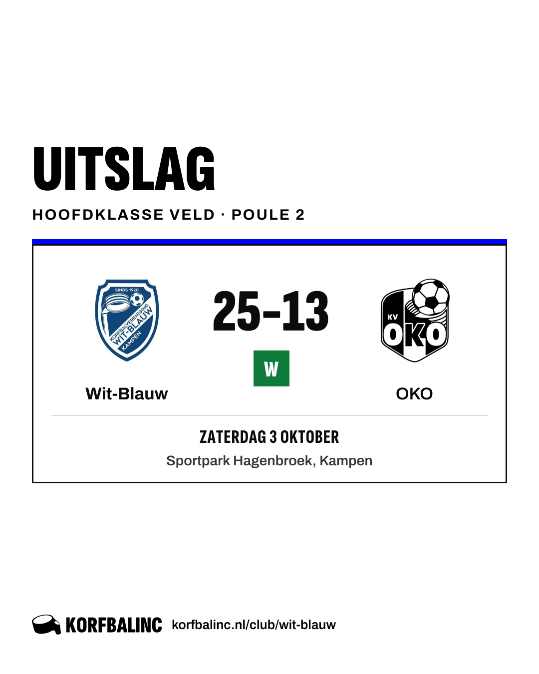 Wit-Blauw - OKO