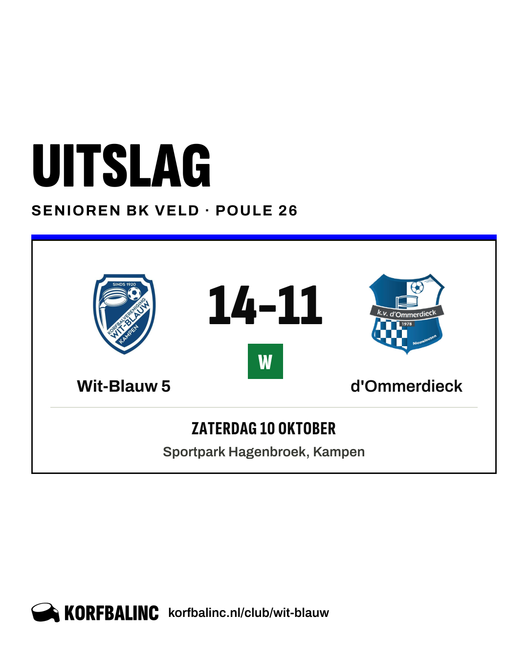 Wit-Blauw 5 - d'Ommerdieck
