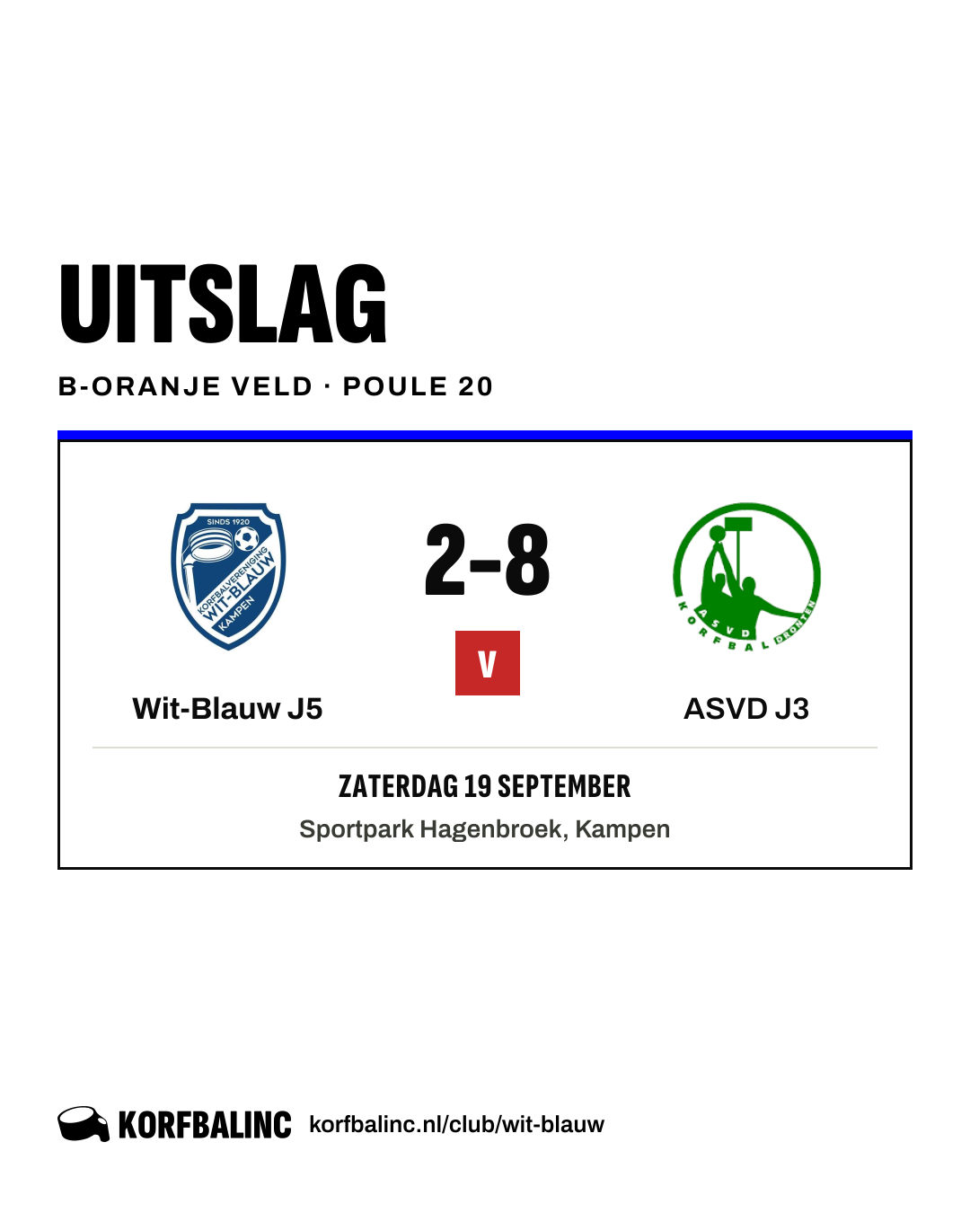 Wit-Blauw J5 - ASVD J3