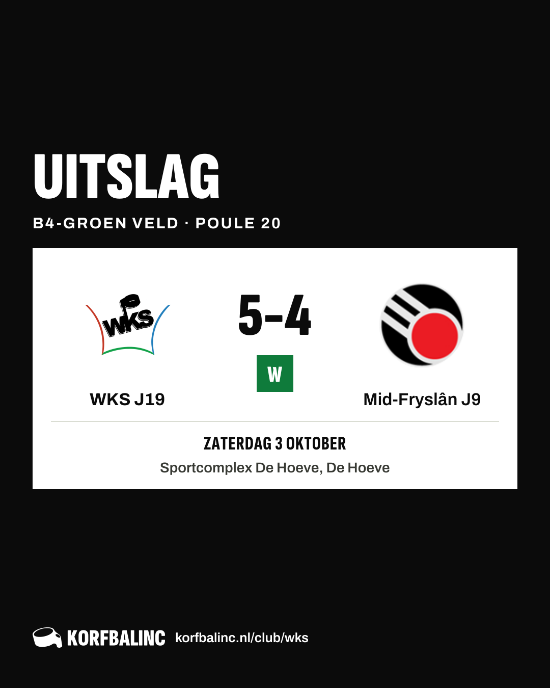 WKS J19 - Mid-Fryslân J9
